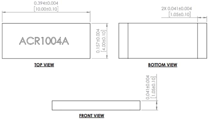 Abracon ACR1004A Wi-Fi 6E Chip Antenna